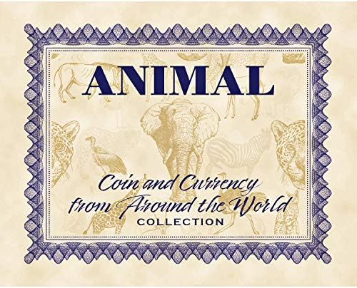 Монети с животни и валута в Трезор - Истински пари от цял свят | Различни рисунки | Различни аранжировки | Черен Комбиниран