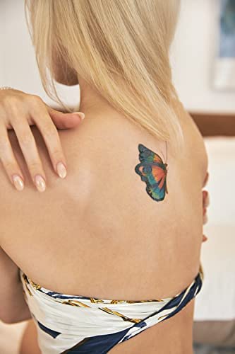 Хартия за временни татуировки Sunnyscopa за мастилено-струен принтер с РАЗМЕР на ПИСМО САЩ 8,5 X 11, 100 ЛИСТА - Лист за пренасяне