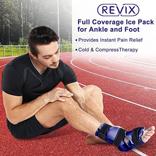 Пакети с лед REVIX за нараняване на коляното, за Еднократна употреба, Гел Маски с лед студен компрессионным