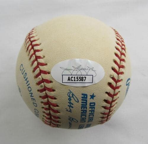Кен Гриффи-младши Подписа Автограф Rawlings Baseball JSA AC15587 - Бейзболни Топки С Автографи