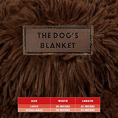 Одеало за кучета, Одеяло-поничка за здрав сън, XL, Успокояващо, Успокояващ одеяло, Шоколадово кафяво