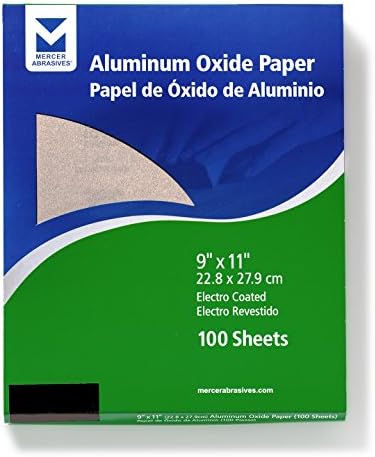 Размер на Листа хартия от алуминиев оксид Mercer Industries