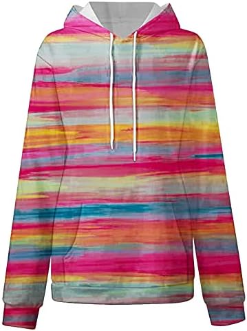 Shusuen/ Дамски Модни Блузи с равен брой гласове-боя, Ежедневни Блузи с кръгло деколте и качулка С принтом, Есенно-Зимния