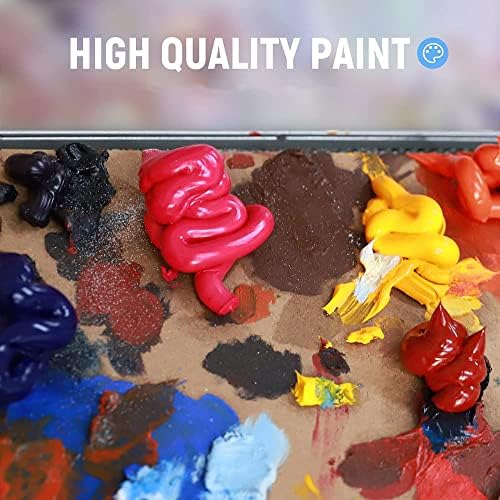 ZZCPT Голяма Абстрактна картина - Цветна Снимка с маслени бои Върху платно, цветна линия текстура цветен блок Стенни