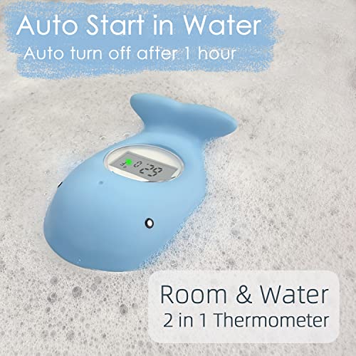 Термометър за детска баня - Термометър за вода във вана със стайна температура - Безопасна играчка За баня с Плаващ