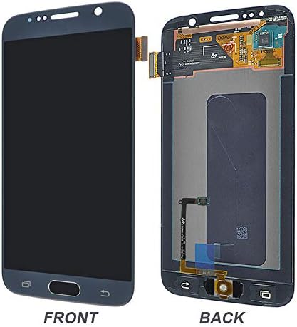 Дисплей капацитивен Сензорен екран (AMOLED) Дигитайзер в колекцията с бутон Home за Samsung Galaxy S6 (5,1