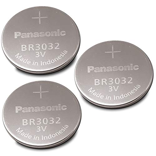 Panasonic 3 Неща - BR3032 Неперезаряжаемая 3-Вольтовая литиева акумулаторна батерия. Размер: 1,18 Dia x 0,13 H (30,0