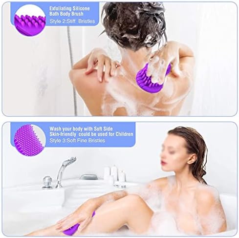 N/A Massager Shampoo Brush - Отшелушивающая Силиконовата Четка за баня за Тяло, Четка за Оформяне, Масажна четка за