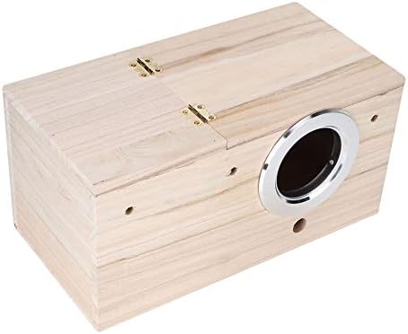 DaMohony Дървена Кутия За Гнездене На Птиците Корели Кутия За Отглеждане На Птици, Декорация На Дома