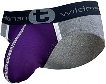 Модальная чанта за Голям Момче WildmanT Кратък Лилав цвят