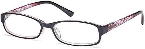 Дамски очила за четене Gamma Ray, 5 двойки, модни дамски ридеры с принтом за жени - 1,25