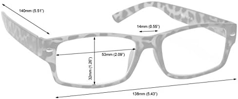 Очила за четене от компанията Value, 2, мъжки, големи, дизайнерски, черно-кафяви, с черепаховыми кутия пролетта панти, RR6-12