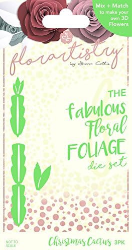 Окапване на листата Florartistry-Коледен кактус цвете, 20,1 x 10,9 х 0,4 см, кафява
