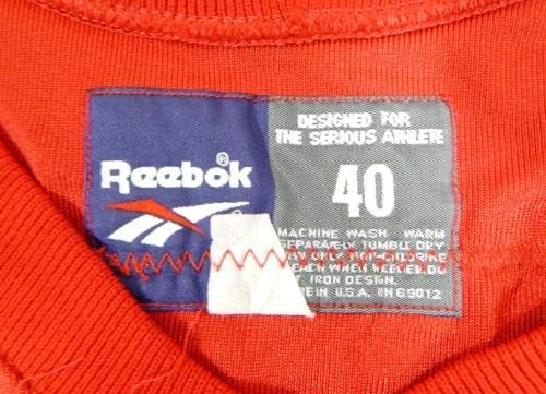 1997 Kansas City Chiefs Боклук Брукс 45 Игра Излиза В Червена Тениска 40 DP32094 - Използваните тениски За игри NFL Без подпис