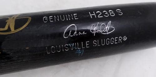 Dann Howitt С автограф Black Louisville Slugger H238S, Използвана Детска Прилеп Seattle Mariners, Джайлбрейкнати