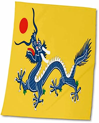 Кърпи 3dRose Florene Asian - Символ на Дракон от Императорския Порцелан - (twl-50213-1)