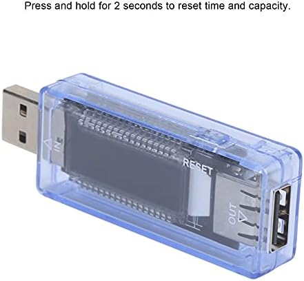 USB Измерване на Напрежение, Ток Тестер LCD Дисплей Портативен за Мобилен Телефон Power Bank Зарядно Устройство,