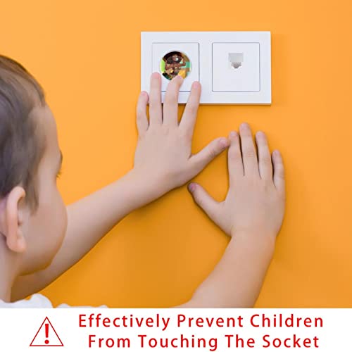 24 Опаковки на Защитени от деца Електрически Защитни Капачки За Защита на Децата От Контакти С Шарени Африкански
