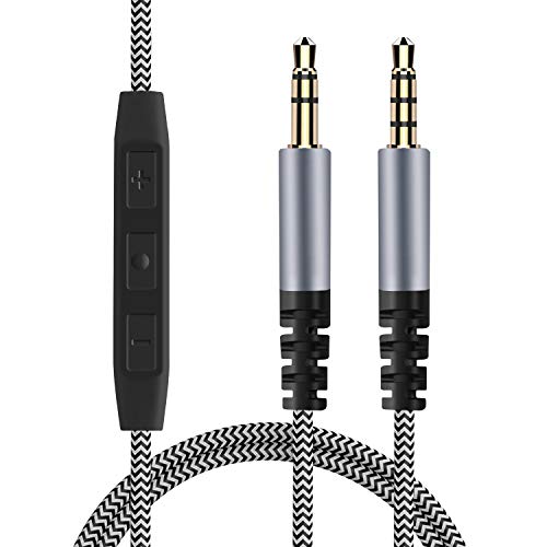 Аудио кабел LANMU 3.5 мм Aux кабел, Съвместим със слушалки Skullcandy Crusher, Hesh 3, Hesh 2, Хеш, Venue,