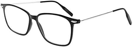 Ултра-тънки слънчеви Очила за четене FEISEDY със Защита от Синя светлина За четене Квадратни Тънки Очила с Компактен корпус B4007