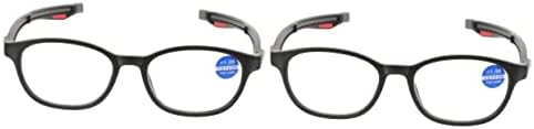 Hemoton 2 елемента Очила с кръгло Деколте, Цветни Очила Мода