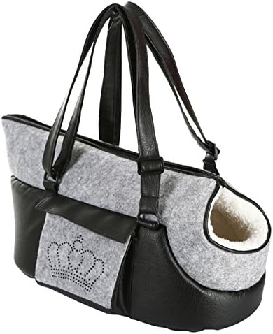 Пътна чанта Kerbl Киара, 40 x 20 x 21 см, Сив/Черен