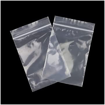 JoePat - 3 x 4 (500 броя) - на Найлонови торбички от прозрачна пластмаса обем 2,4 Mils, затваряне на ципа с Закрывающимся