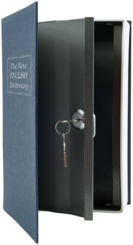 Книгата сейф за съхранение на домашно приготвени на речника, сейф за съхранение на книги с катинар-ключът е метален