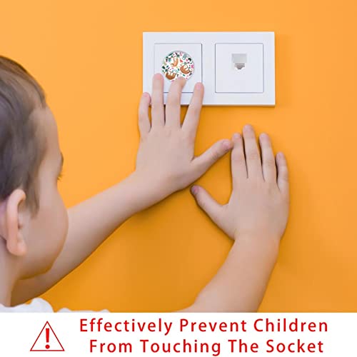 Капачки за контакти LAIYUHUA За защита от деца, 12 Опаковки, Стабилна Защита, за електрически щепсел | Пластмасови