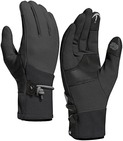 Топли флисовые ръкавици за сензорен екран BENEUNDER: Ветроупорен ръкавици с добър припадък за студено време