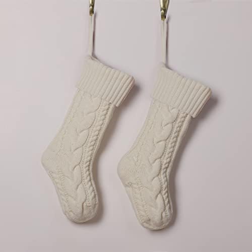 Коледни Чорапи, Възли на Прочетеното, 18, Големи Коледни Висящи Украшения, Чорапи за Семеен Празничен декор