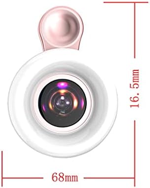 XXXDXDP Заполняющий лампа за мобилен телефон, 15-кратно макро обектив, Преносими led пръстеновидна светкавица