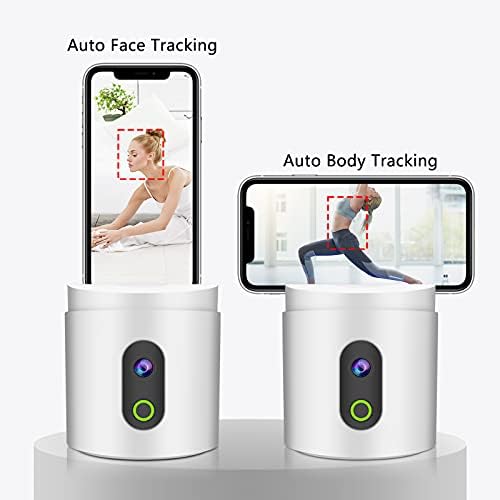 Титуляр телефон с автоматично проследяване, Автоматичен, проследяване на лице и обект, Завъртане на 360 °, AI Смарт Селфи-Стик,