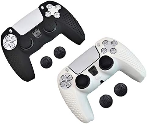 2 Опаковки, Обложки за PS5 Grip Controller Cover Skins Силиконов Калъф Dualsense Controller Skin