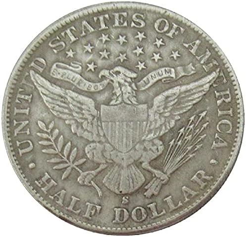 Монета Покана на Американския Фризьор 10 Цента 1905 сребърно покритие Копие на Възпоменателни Монети Събиране на