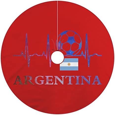 Аржентински Флаг Футбол Пола за Коледно Винтидж Коледна Украса Коледна Украса за Празничната Коледна Партита