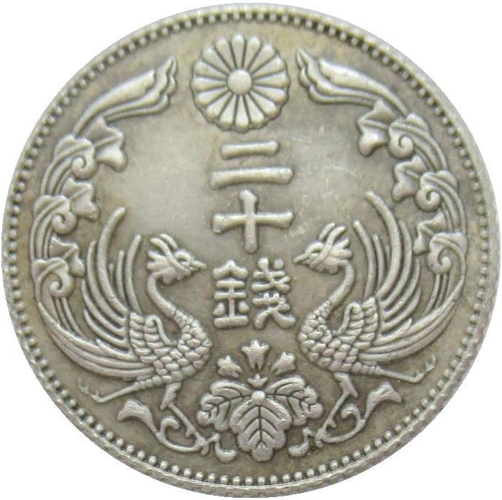 Копие на възпоменателни монети Taisho от 20 златни монети на Япония, на 7-Годишна сребърно покритие Копие