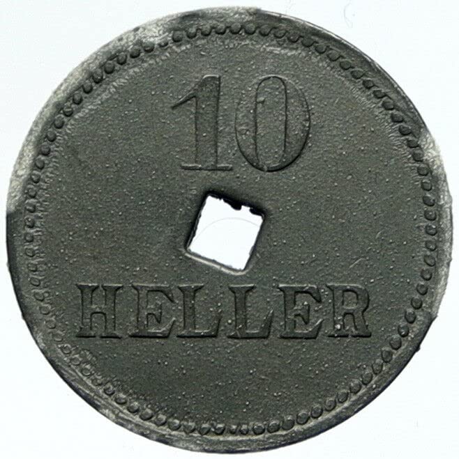 1914 В 1914-18 АВСТРИЯ военнопленный на Първата световна война WWI B монета е Добра