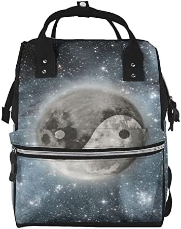Раници За смяна на Пелени За мама Moon-Yin-Yang-Galaxy Travel Bookbag Чанти За Памперси Back Pack