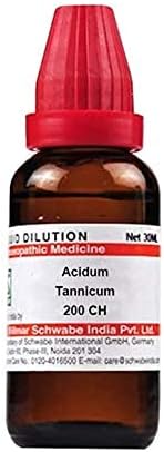 Д-р Уилмар Швабе Индия Отглеждане на Acidum Tannicum 200 часа
