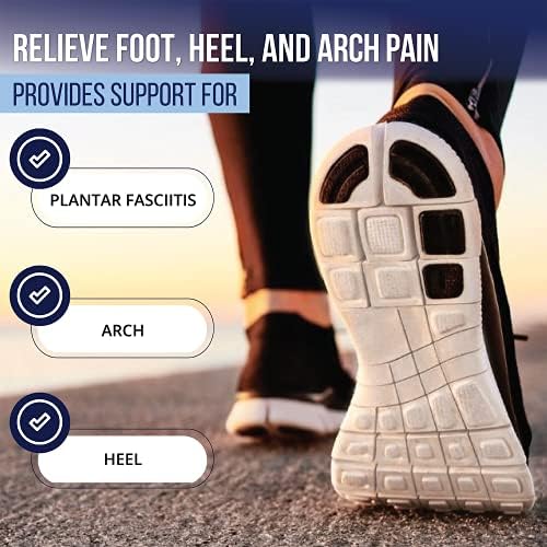 Стелки за обувки SB СОКС при подошвенном фасциите и поддръжка на свода на крака за мъже и жени (двойка) – Предоставят
