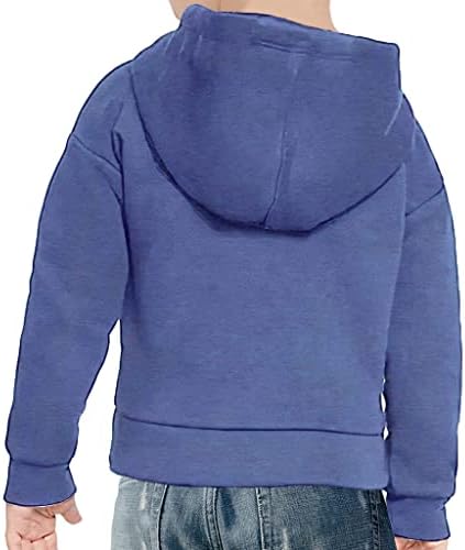 Пуловер с качулка за деца с френски Булдог - Забавно Hoody с качулка от Порести Руно с Принтом - Прохладно Hoody