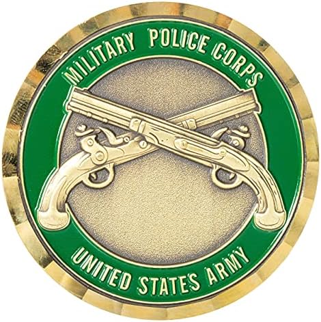 Монета на Повикване Корпуса на Военната полиция на Армията на Съединените Щати и Синьо Кадифе Витрина
