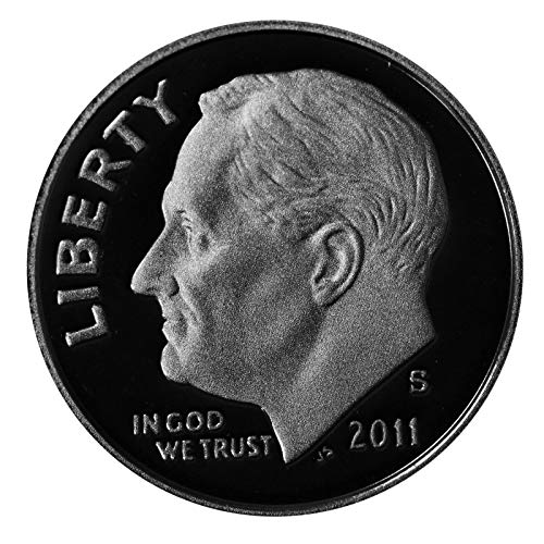 Монетен двор на САЩ PROOF 2011 Рузвелт Dime GEM DCAM