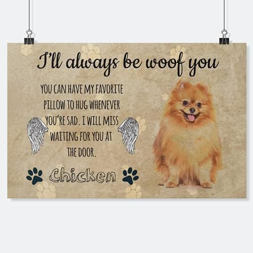 Персонализирани Мемориален Плакат с домашни любимци, за Кучета, мама, татко, Индивидуална Картина с изображение на
