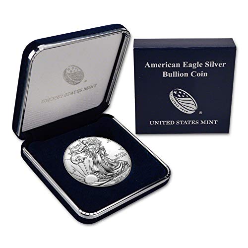 Сребърен Орел 2020 Г. В кутия за Подарък Монетния двор на САЩ за 1 диамант Без лечение