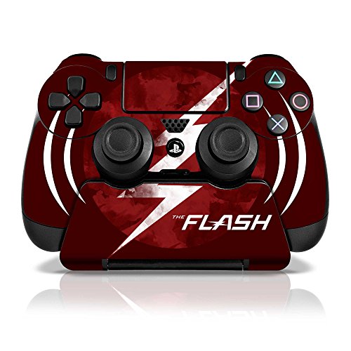 Controller Gear The Flash Nerdy Dream - Набор от скинове за PS4 за контролер и поставка за контролер