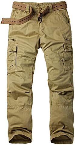 Maiyifu-GJ Мъжки Камуфляжные Панталони с много джобове, Dr. Леки Панталони за Дивия Туризъм, Камуфляжные Военни Панталони Свободно