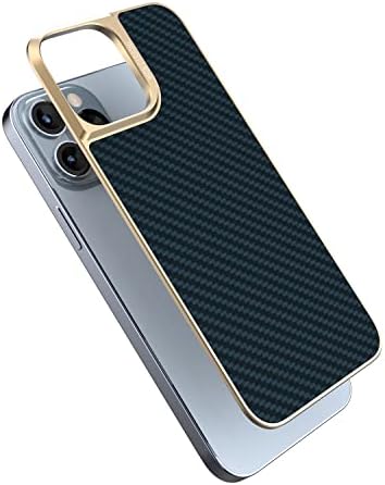 Въглеродни влакна MON Carbone е Съвместимо с заден панел на iPhone 13 6,1 инча [HOVERFUSE] Калъф за телефон