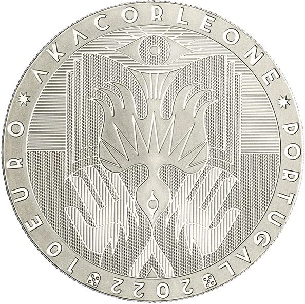 2022 DE Модерна Възпоменателна Сребърна монета PowerCoin Akacorleone 10€ Евро Португалия 2022 Proof